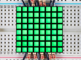 Adafruit 1.2" 8x8 Matrix Square Pixel - Pure Green
