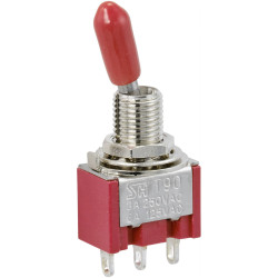 TruComponents 751502 Toggle switch Panel Mount On/On SPDT Solder Terminal