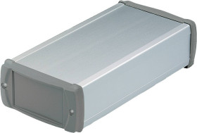 Obudowa uniwersalna Bopla BOS Ecoline ELP 840-200, aluminium, ABS, naturalny, czarny (ral 9005), (D x S x W) 200 x 80 x