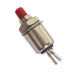 PRZYCISK PBS-7BR MONOSTABILNY ZWIERNY OKRĄGŁY 1A/250V CZERWONY PRZEL517