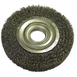 Faithfull 0315050130 Wire Wheel 150 x 23mm, 32mm Bore, 0.30mm Wire