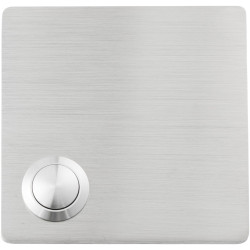 Heidemann 70548 Bell Button Stainless Steel 48V AC/2A Concealed Mount