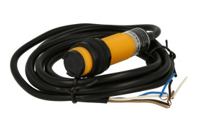 Czujnik; fotoelektryczny; G18-D10PH; PNP; NO/NC; odbiciowy; 0,1m; 10÷30V; DC; 200mA; cylindryczny plastikowy; fi 18mm; z przewod