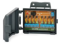 KAM-LZ8P Rozgałęźnik zasilania do kamer 12V - 8 wyjść z bezpiecznikami polimerowymi