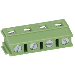 TruConnect 212963 7.5mm Standard Profile 90 Degree 4 Way Terminal Block