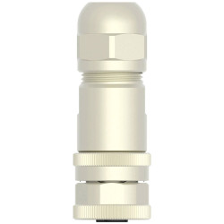 TE Connectivity T4110511041-000 M12 Socket Straight 4 Pins 1 pc