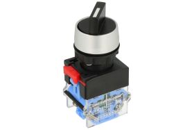 Przełącznik; obrotowy; LAS0-A3Y-11X/21N; ON-ON; 2 pozycje; bistabilny; na panel; śrubowe; 2 tory; czarny; 6A; 220V AC; czarny; m