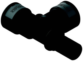 Fränkische Rohrwerke 4891905100 ATPA-121212B-CA Rozdzielacz T czarny 1 szt.