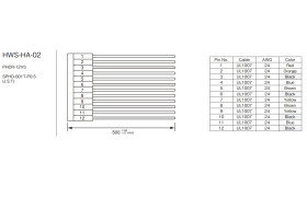 Wiązka przewodów HWS-HA-02, TDK-Lambda HWS