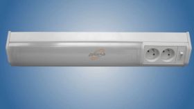 MS2G OPRAWA ŚWIETLÓWKOWA Z 2 GNIAZDAMI 18W