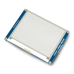 E-paper E-Ink (C) 4,2'' 400x300px v2.1 - moduł z wyświetlaczem trójkolorowym SPI - Waveshare 14228
