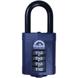 Squire CP50/1.5 Combination Padlock 4-Wheel 50mm Long Shackle 38mm