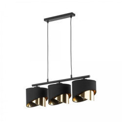 Lampa wisząca GRANT 3 - punktowa Czarno złoty 4824 TK Lighting