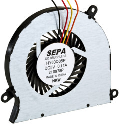 DC radial fan, 5 V, 60 x 60 x 5 mm, 4.69 m³/h, 28 dB, slide bearing, SEPA HY60Q05AP