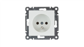 Lumina Gniazdo Pojedyncze Z/U 16A Białe Wl1020