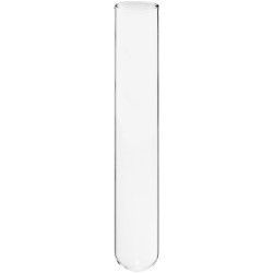 Rapid CH0718Q Test Tubes med wall, cap. 50ml 150x24mm boro. Glass w/o Rim pk 50