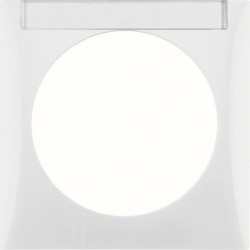 Integro Flow Ramka pojedyncza z polem opisowym biały połysk 918032509