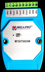 WP3079ADAM 3VO 3 wyjścia analogowe 0-10V / RS485 Modbus RTU