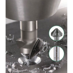 Alpen 0239000630100 Countersink 6.30mm For Metals &amp; Plastics
