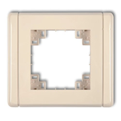 Kompletna ramka uniwersalna pojedyncza beżowy 1FR-1