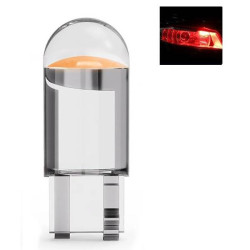 T10 12V COB LED Bulb W5W - T10 HPC 360 Spherical - for Cars - Red