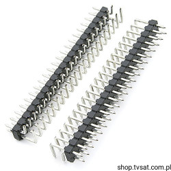 HEADER-2X21-PIN Connector 2x21Pin h=5mm R=2.54mm THT
