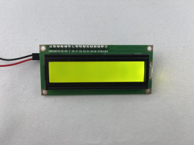 WYŚWIETLACZ LCD 1602 2x16 HD44780 KONWERTER I2C czarne znaki żółto-zielone tło (ARD-LCD1602-GREEN)