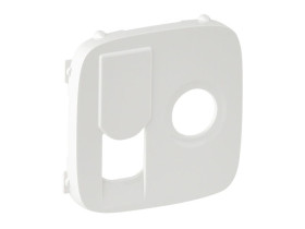 VALENA ALLURE Plakietka biała gniazda TV + RJ45 754835 LEGRAND