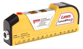 Poziomica laserowa z wysuwaną miarką