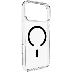 Puro PUIPC17P63LITEMBLK Puro Cover iPhone 17 Pro Transparent Black MagSafe