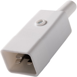 Złącze IEC IEC C20 Montaż na kablu Męski 16A Kątowe RS PRO