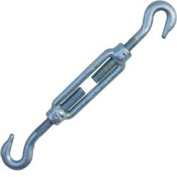 Śruba rzymska, naciągowa, hak-hak M12, L=125mm KM78