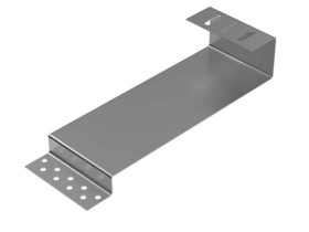 Uchwyt z blachy nierdzewnej pod karpiówkę, wydłużony 409mm - K-44-W