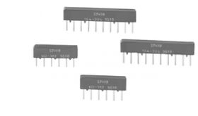 CTSP Molded, Commercial, Single In-Line Thin Film Resistor, Through Hole Network (Custom)