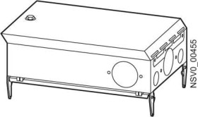 SKRZYNKA ODPŁYWOWA DO DOWOLNEJ ZABUDOWY 63A 8MM BEZ DOSTĘPU DO APARATÓW BEZ FUNKCJI ODŁĄCZNIKA BVP:262457