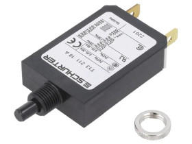 T13-211-18 Wyłącznik nadprądowy Iznam: 18A Uznam: 240VAC 28VDC SPST Bieguny: 1