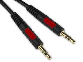 Kabel AUX JACK 3,5mm długość 0,5m; Prolink Classic