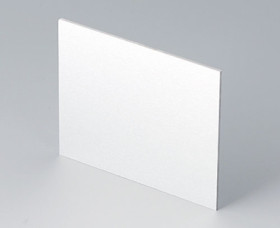 Rear panel, aluminum, (W x H) 86.7 x 71.7 mm, white, B6134112
