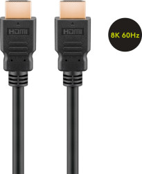 58263 HDMI™ cable 8K at 60 Hz, 1.0 m