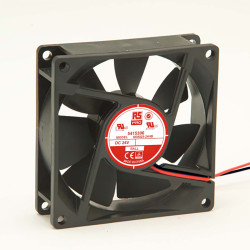 Wentylator osiowy 24 V DC DC 80 x 80 x 25mm 2.41W 68m³/h 35dB 100mA