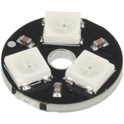 Pierścień 3 diody adresowalnych LED RGB WS2812 5V