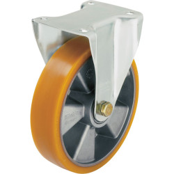 Blickle 265835 BK-ALTH 125K-1 Pressed Steel Med Heavy Duty Fixed Castor &#xD8; 125mm