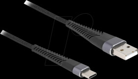 81121 USB 2.0 cable, A plug to C plug, 1 m