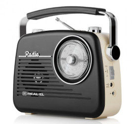 ODBIORNI RADIOWY REAL-EL X-540 BLACK