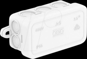 2000005 Cable junction box A 6, pure white