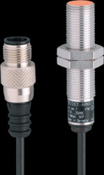 Inductive sensor, PNP/NPN, flush mounting M12, flush, 1 Form A (N/O), 55 V (DC), 100 mA, IF9920