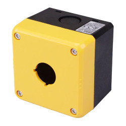 FB1W-111Y Yellow 1 Hole 76mm Control Station Enclosure IDEC