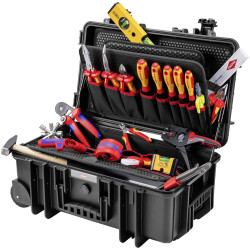 KNIPEX 00 21 33 E Tool Case &quot;Robust26 Move&quot; Electric 22 parts 550 mm