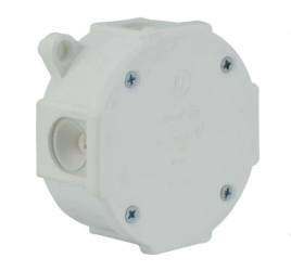 VIPLAST Puszka Natynkowa Hermetyczna Na wkręty Biała IP41 79x79x37 mm 1szt