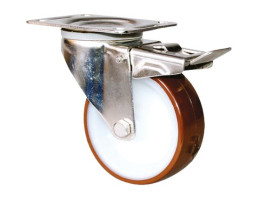 Koło samonastawne średnica kabla 160mm Płyta Guitel Hervieu 300kg wysokość całkowita 197mm